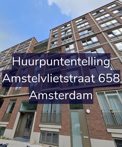 Foto gevel Huurpuntentelling voor Amstelvlietstraat 658, Amsterdam