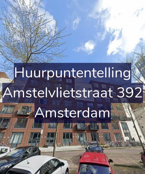 Foto gevel Huurpuntentelling voor Amstelvlietstraat 392, Amsterdam