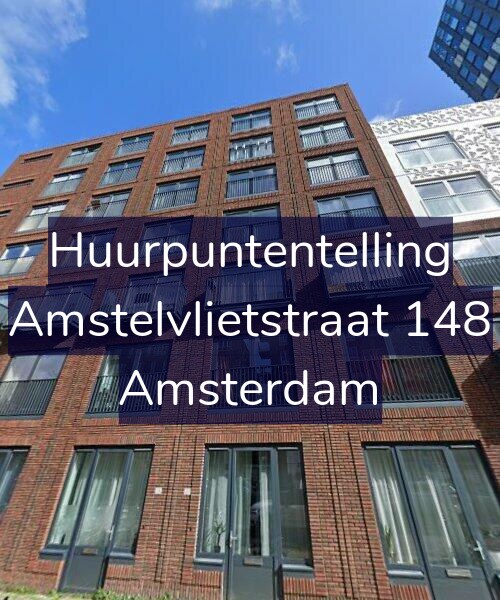 Foto gevel Huurpuntentelling voor Amstelvlietstraat 148, Amsterdam