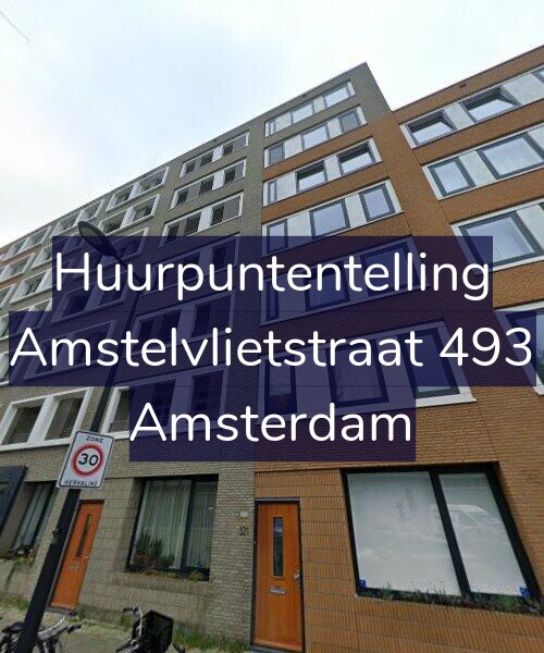 Foto gevel Huurpuntentelling voor Amstelvlietstraat 493, Amsterdam