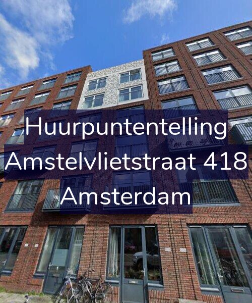 Foto gevel Huurpuntentelling voor Amstelvlietstraat 418, Amsterdam