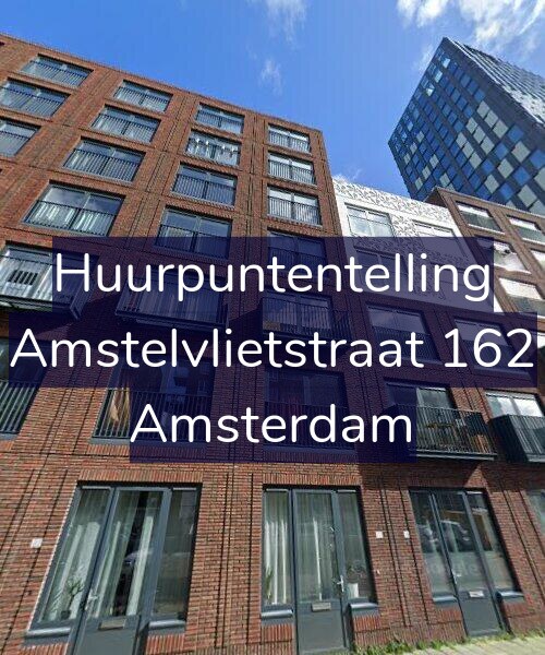 Foto gevel Huurpuntentelling voor Amstelvlietstraat 162, Amsterdam