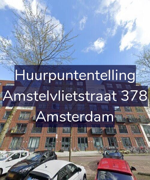 Foto gevel Huurpuntentelling voor Amstelvlietstraat 378, Amsterdam