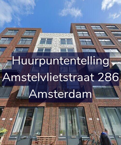 Foto gevel Huurpuntentelling voor Amstelvlietstraat 286, Amsterdam