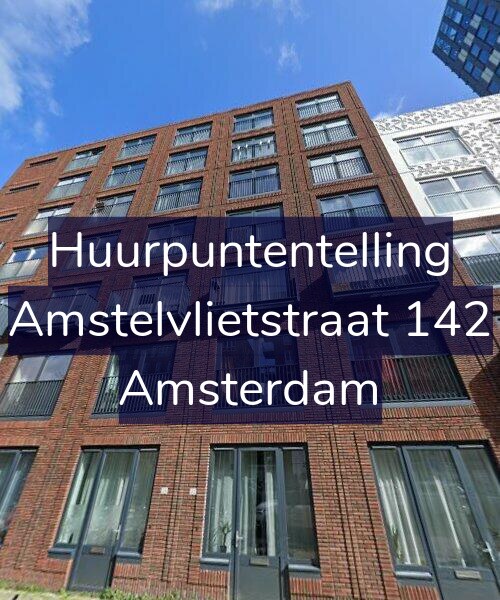 Foto gevel Huurpuntentelling voor Amstelvlietstraat 142, Amsterdam