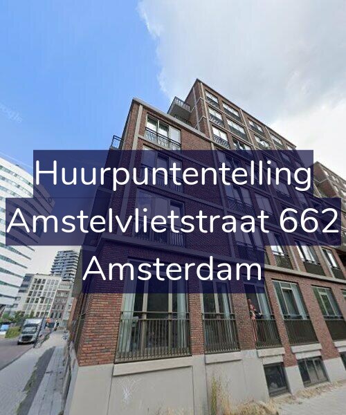 Foto gevel Huurpuntentelling voor Amstelvlietstraat 662, Amsterdam
