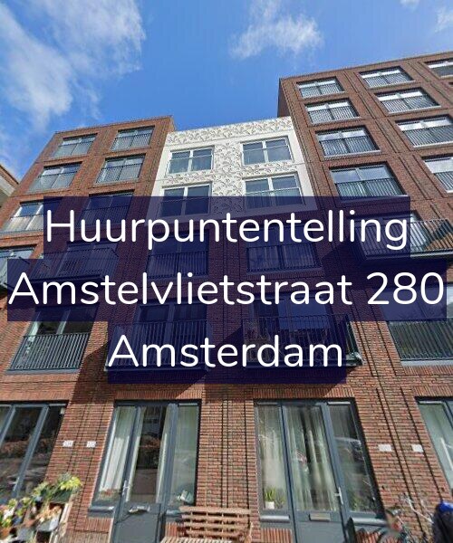 Foto gevel Huurpuntentelling voor Amstelvlietstraat 280, Amsterdam