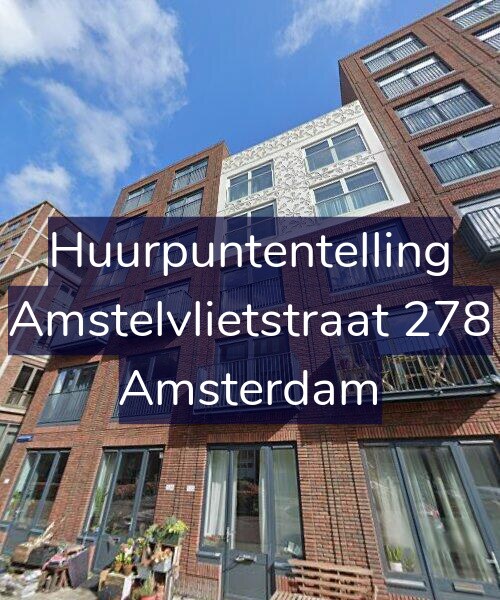 Foto gevel Huurpuntentelling voor Amstelvlietstraat 278, Amsterdam