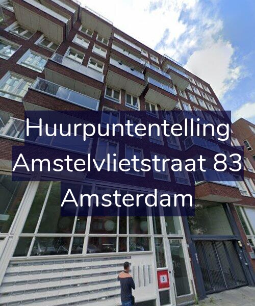 Foto gevel Huurpuntentelling voor Amstelvlietstraat 83, Amsterdam