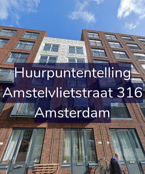 Foto gevel Huurpuntentelling voor Amstelvlietstraat 316, Amsterdam