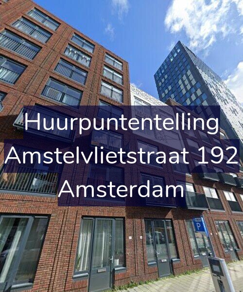 Foto gevel Huurpuntentelling voor Amstelvlietstraat 192, Amsterdam