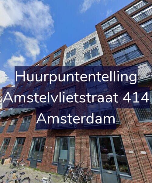 Foto gevel Huurpuntentelling voor Amstelvlietstraat 414, Amsterdam