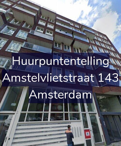 Foto gevel Huurpuntentelling voor Amstelvlietstraat 143, Amsterdam