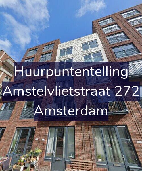 Foto gevel Huurpuntentelling voor Amstelvlietstraat 272, Amsterdam