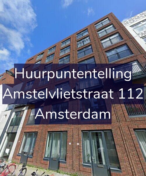 Foto gevel Huurpuntentelling voor Amstelvlietstraat 112, Amsterdam