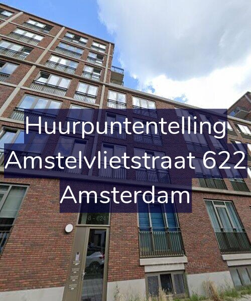Foto gevel Huurpuntentelling voor Amstelvlietstraat 622, Amsterdam