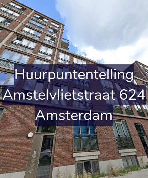Foto gevel Huurpuntentelling voor Amstelvlietstraat 624, Amsterdam