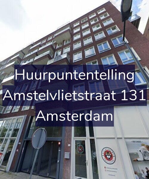 Foto gevel Huurpuntentelling voor Amstelvlietstraat 131, Amsterdam