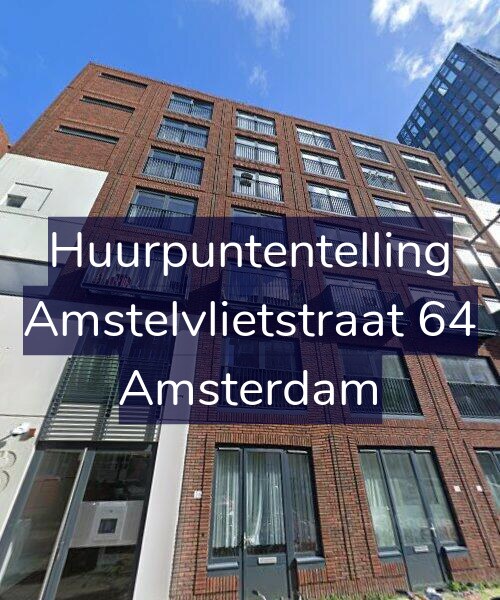 Foto gevel Huurpuntentelling voor Amstelvlietstraat 64, Amsterdam