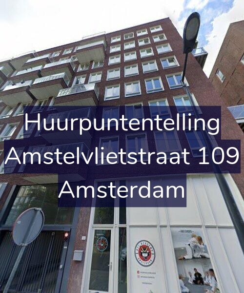 Foto gevel Huurpuntentelling voor Amstelvlietstraat 109, Amsterdam