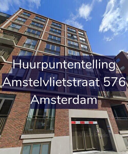 Foto gevel Huurpuntentelling voor Amstelvlietstraat 576, Amsterdam