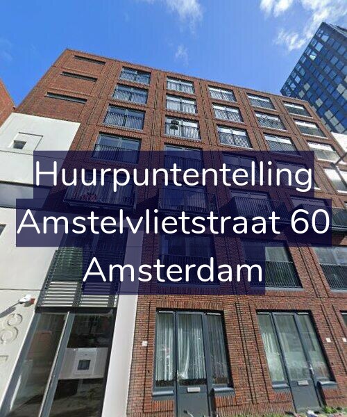 Foto gevel Huurpuntentelling voor Amstelvlietstraat 60, Amsterdam