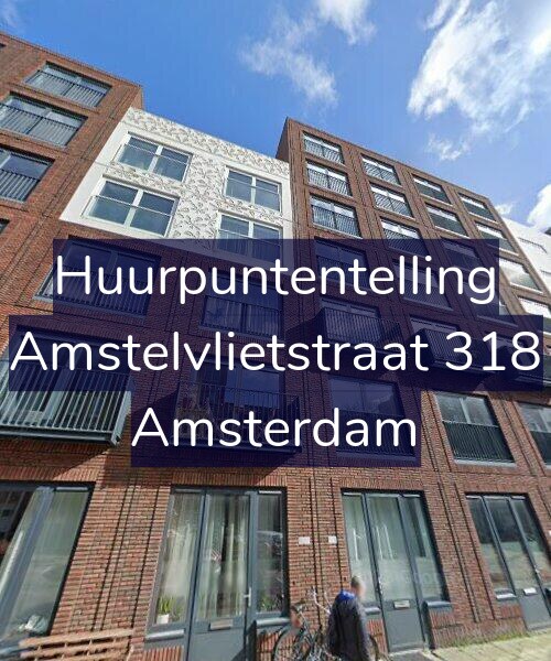 Foto gevel Huurpuntentelling voor Amstelvlietstraat 318, Amsterdam