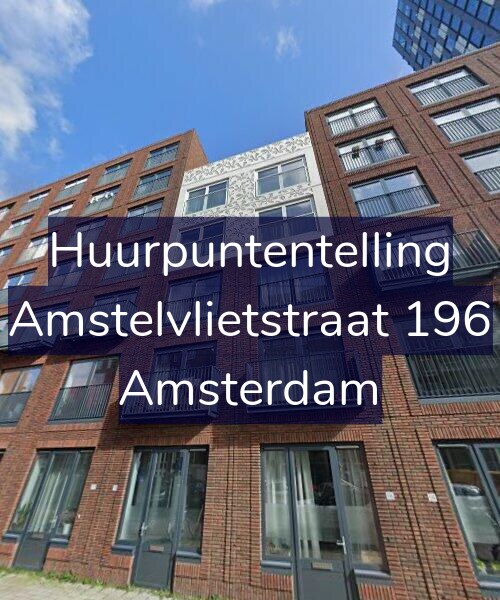 Foto gevel Huurpuntentelling voor Amstelvlietstraat 196, Amsterdam