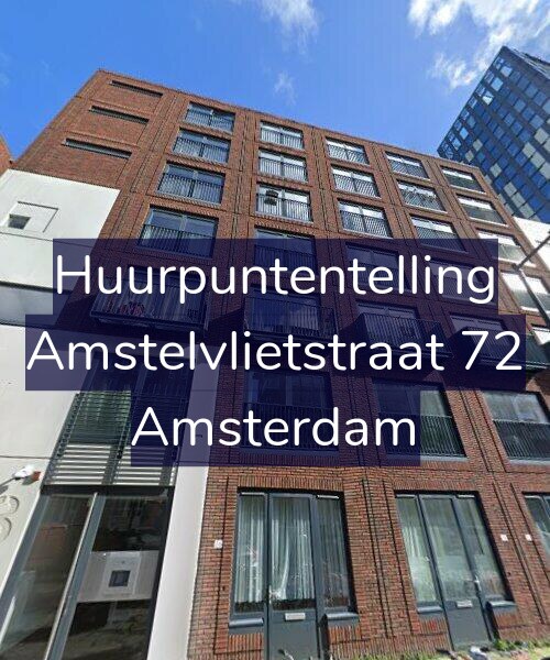 Foto gevel Huurpuntentelling voor Amstelvlietstraat 72, Amsterdam