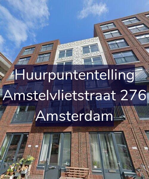 Foto gevel Huurpuntentelling voor Amstelvlietstraat 276, Amsterdam