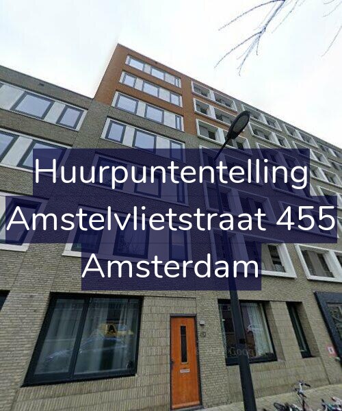 Foto gevel Huurpuntentelling voor Amstelvlietstraat 455, Amsterdam