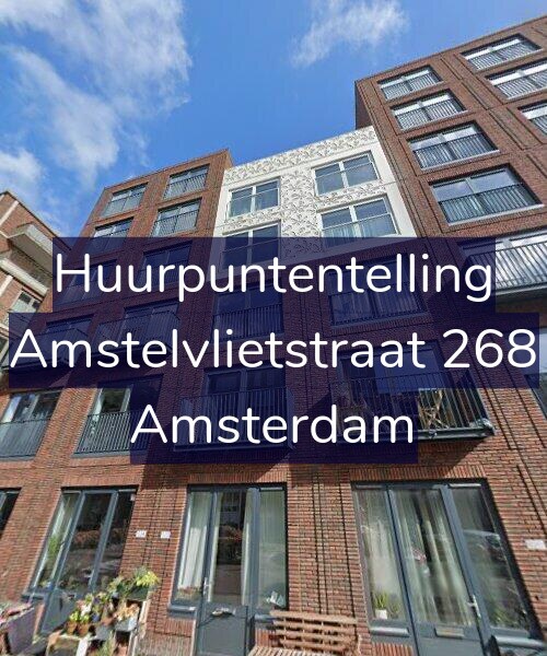 Foto gevel Huurpuntentelling voor Amstelvlietstraat 268, Amsterdam