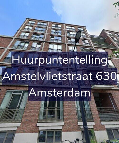 Foto gevel Huurpuntentelling voor Amstelvlietstraat 630, Amsterdam
