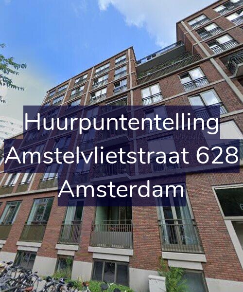 Foto gevel Huurpuntentelling voor Amstelvlietstraat 628, Amsterdam