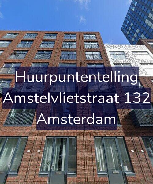 Foto gevel Huurpuntentelling voor Amstelvlietstraat 132, Amsterdam