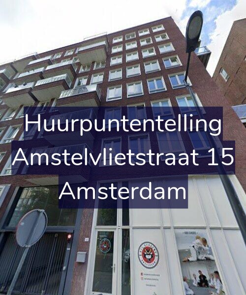 Foto gevel Huurpuntentelling voor Amstelvlietstraat 15, Amsterdam