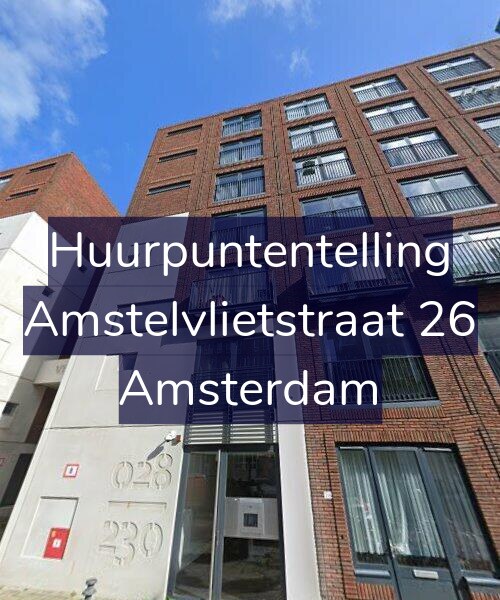 Foto gevel Huurpuntentelling voor Amstelvlietstraat 26, Amsterdam