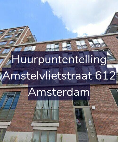 Foto gevel Huurpuntentelling voor Amstelvlietstraat 612, Amsterdam