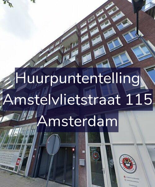 Foto gevel Huurpuntentelling voor Amstelvlietstraat 115, Amsterdam