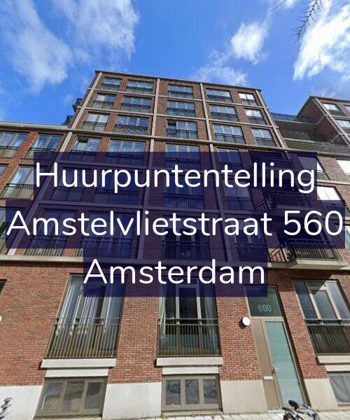 Foto gevel Huurpuntentelling voor Amstelvlietstraat 560, Amsterdam