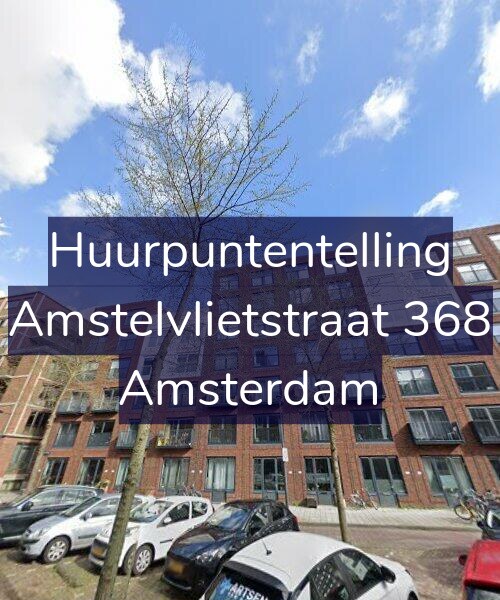 Foto gevel Huurpuntentelling voor Amstelvlietstraat 368, Amsterdam