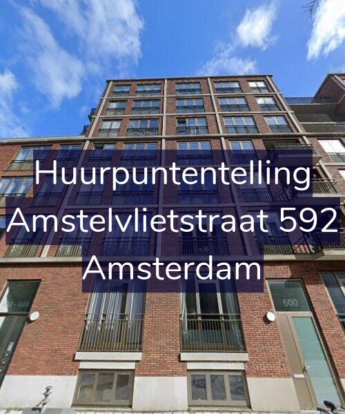 Foto gevel Huurpuntentelling voor Amstelvlietstraat 592, Amsterdam