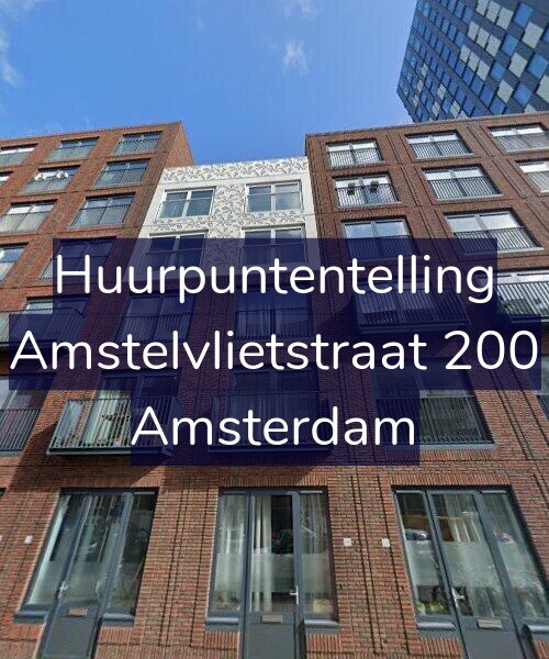 Foto gevel Huurpuntentelling voor Amstelvlietstraat 200, Amsterdam