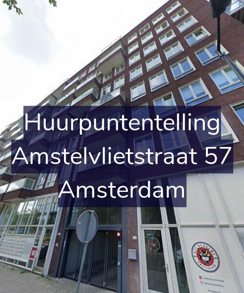 Foto gevel Huurpuntentelling voor Amstelvlietstraat 57, Amsterdam
