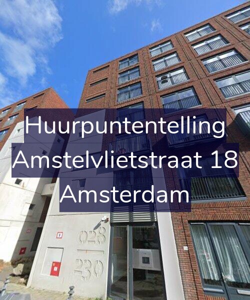 Foto gevel Huurpuntentelling voor Amstelvlietstraat 18, Amsterdam