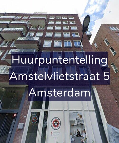 Foto gevel Huurpuntentelling voor Amstelvlietstraat 5, Amsterdam