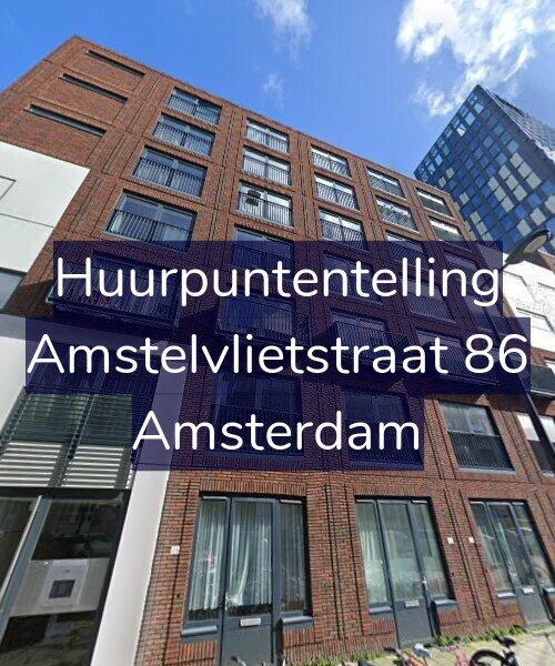Foto gevel Huurpuntentelling voor Amstelvlietstraat 86, Amsterdam
