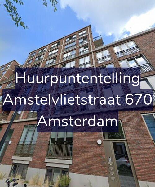 Foto gevel Huurpuntentelling voor Amstelvlietstraat 670, Amsterdam