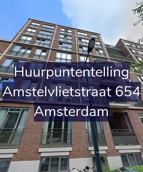 Foto gevel Huurpuntentelling voor Amstelvlietstraat 654, Amsterdam