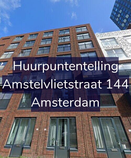 Foto gevel Huurpuntentelling voor Amstelvlietstraat 144, Amsterdam
